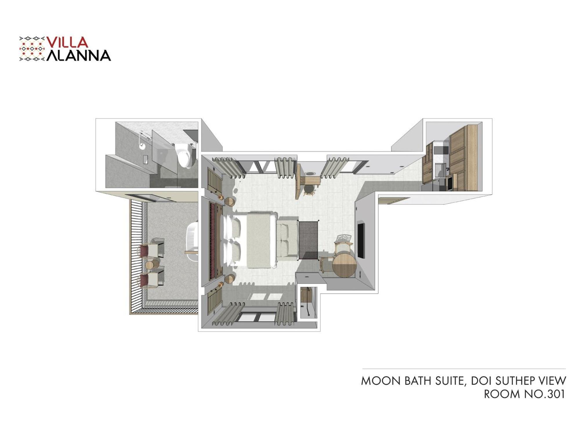 Villa Alanna Chiang Mai Quarto foto