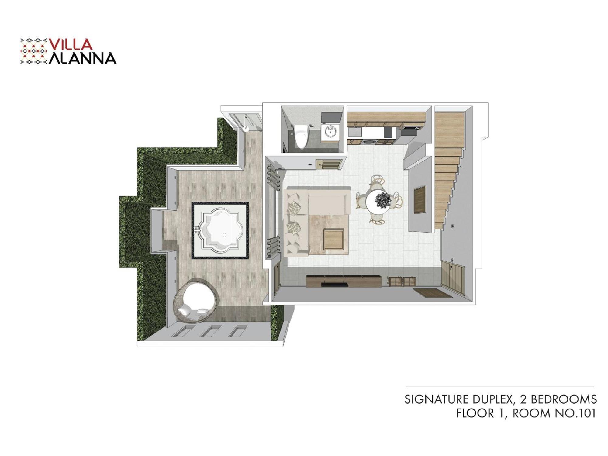 Villa Alanna Chiang Mai Quarto foto