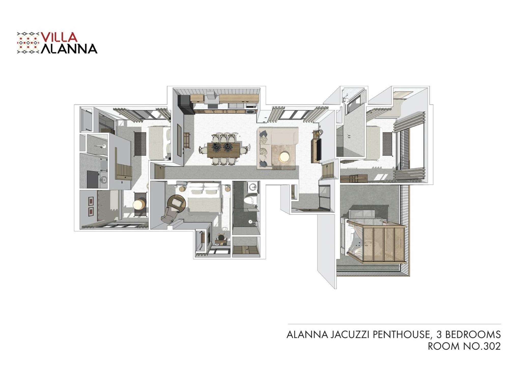 Villa Alanna Chiang Mai Quarto foto